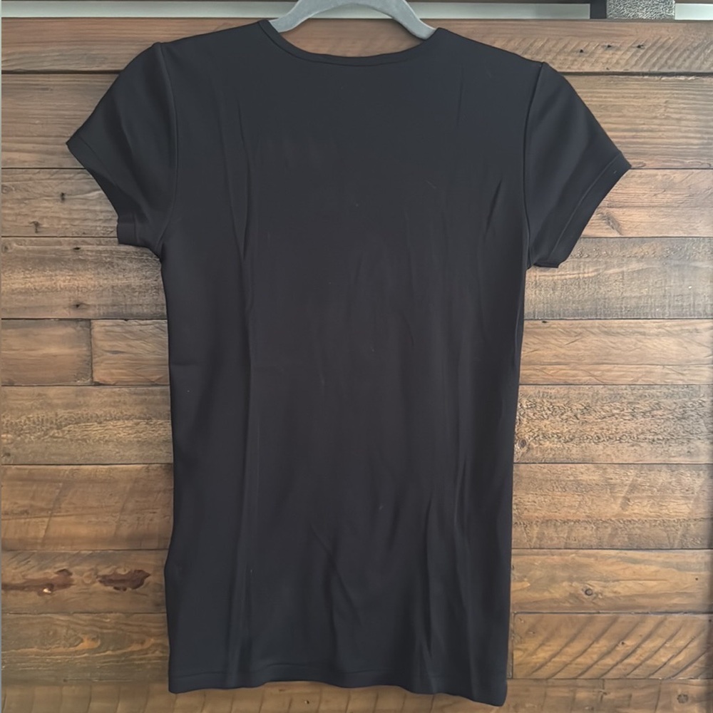 Ralph Lauren Black T-Shirt with Pink Pony Logo Embroidered - Picture 7 of 7